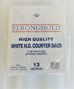 WHITE HIGH DENSITY COUNTER BAG (13 MICRON)