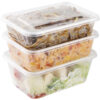 PLASTIC FOOD CONTAINER & LID