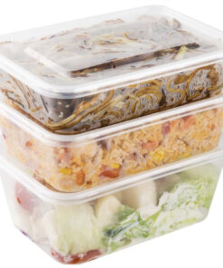 PLASTIC FOOD CONTAINER & LID