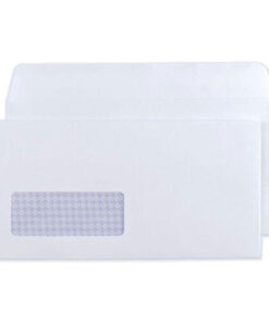 DL WHITE SELF SEAL WINDOW ENVELOPE  90GSM