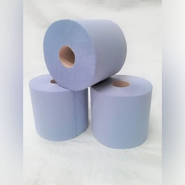 2 PLY LOGIC BLUE CENTREFEED ROLL