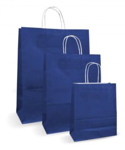 Blue Paper Carrier Bag