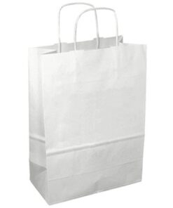 White Paper Carrier Bag