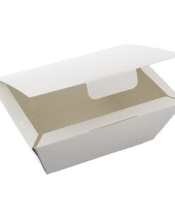 WHITE FOOD BOX