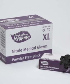 NITRILE GLOVE BLACK