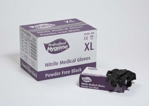 NITRILE GLOVE BLACK