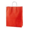 RED PAPER CARRIER BAG 32x12x41CM
