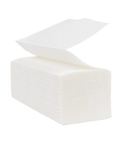 2 PLY Z FOLD HAND TOWEL WHITE X 2400