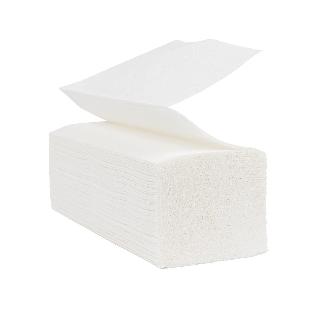 2 PLY Z FOLD HAND TOWEL WHITE X 2400