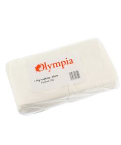 1 Ply White Napkin 30 x 30cm