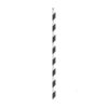black stripe compostable smoothie straws