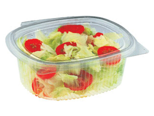 375CC OVAL HINGED SALAD CONTAINER X 800