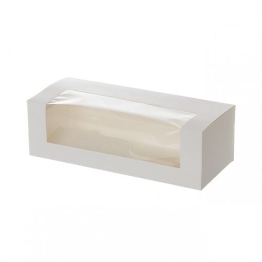 White Window Log Box 8 x 4 x 4inch