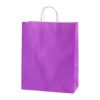 purple paper carrier bag 32x12x40cm