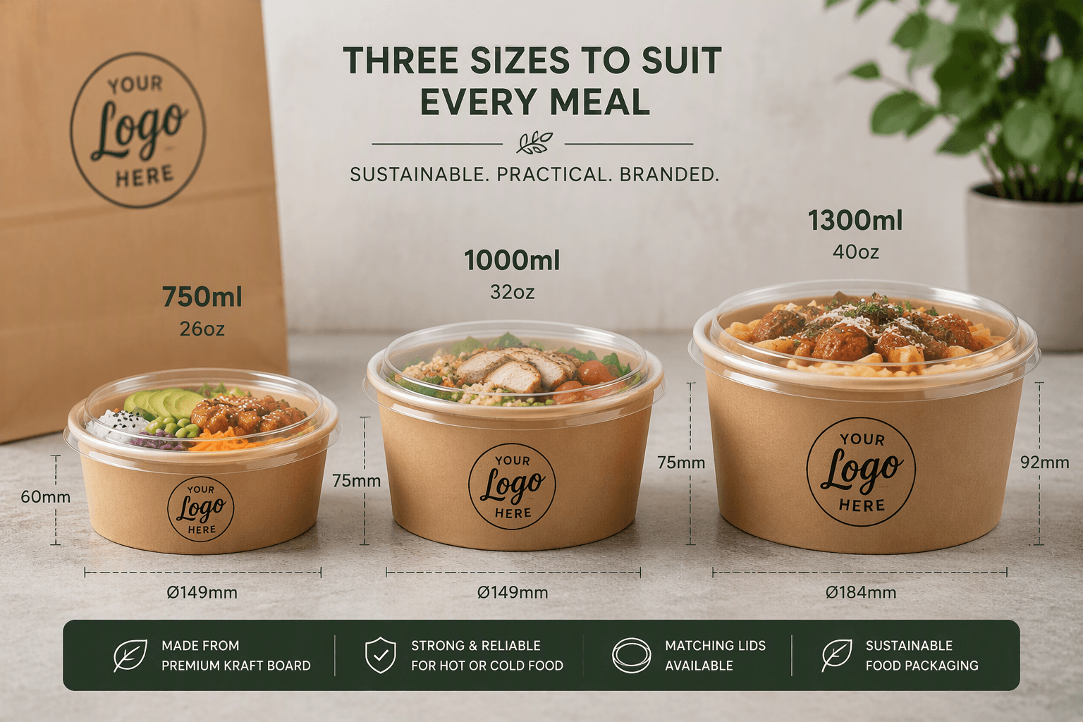 3 size bowls