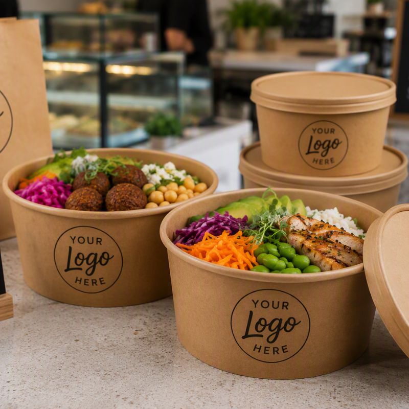 Branded Kraft Bowls