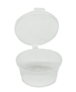 2oz sauce pot hinged lids