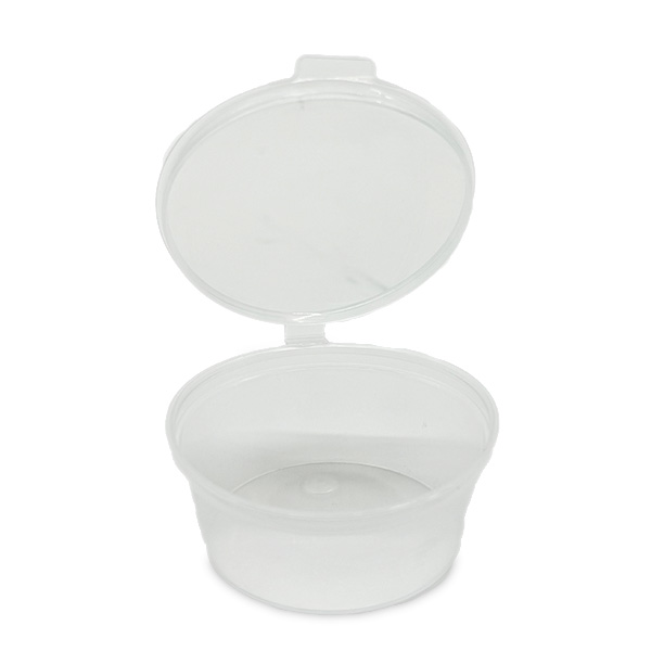 2oz sauce pot hinged lids